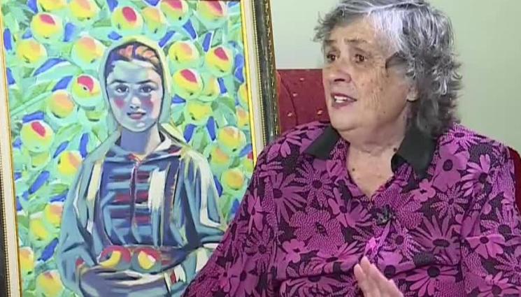 а - Деца рисуват модел на Майстора