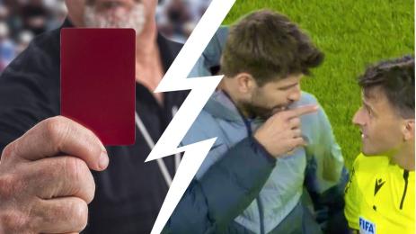 Пике червен картон Осасуна