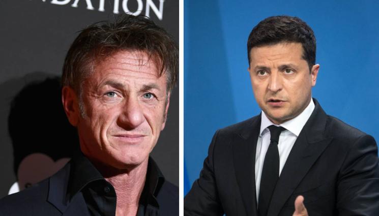 Шон Пен Зеленски - Шон Пен подари Оскара си на Зеленски (ВИДЕО+СНИМКИ)