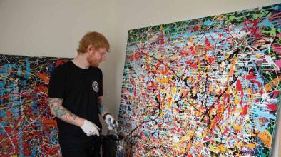 Ed Sheeran e нарисувал корицата за новия си албум