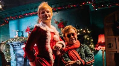 Ed Sheeran и Elton John пожелават "Весела Коледа" с нова песен