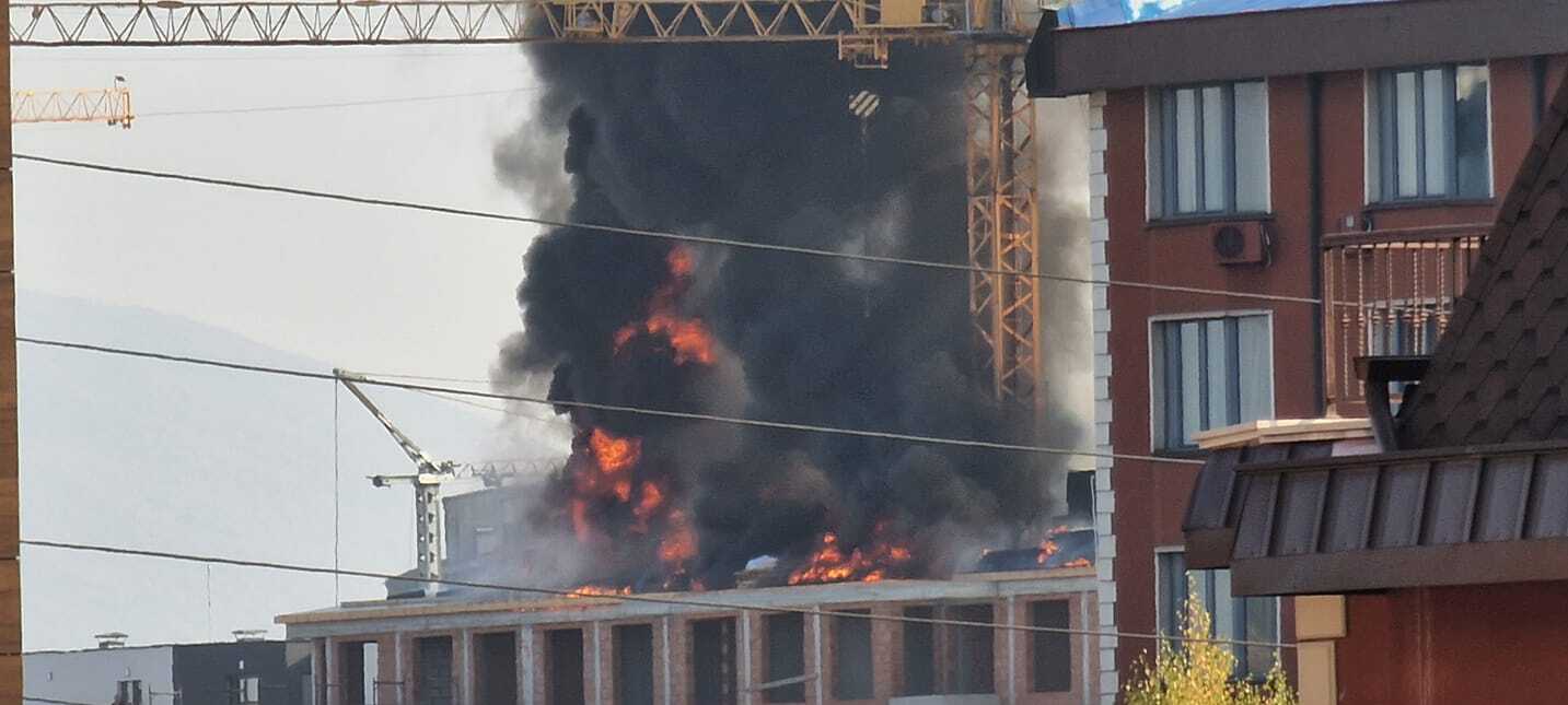 пожар Малинова