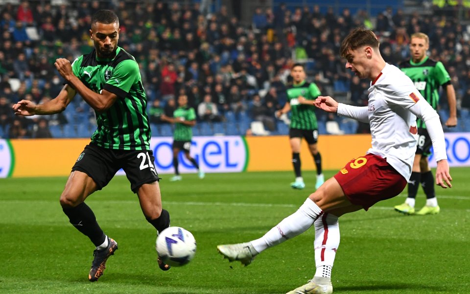 Сасуоло и Рома завършиха при резултат 1:1 в мач от