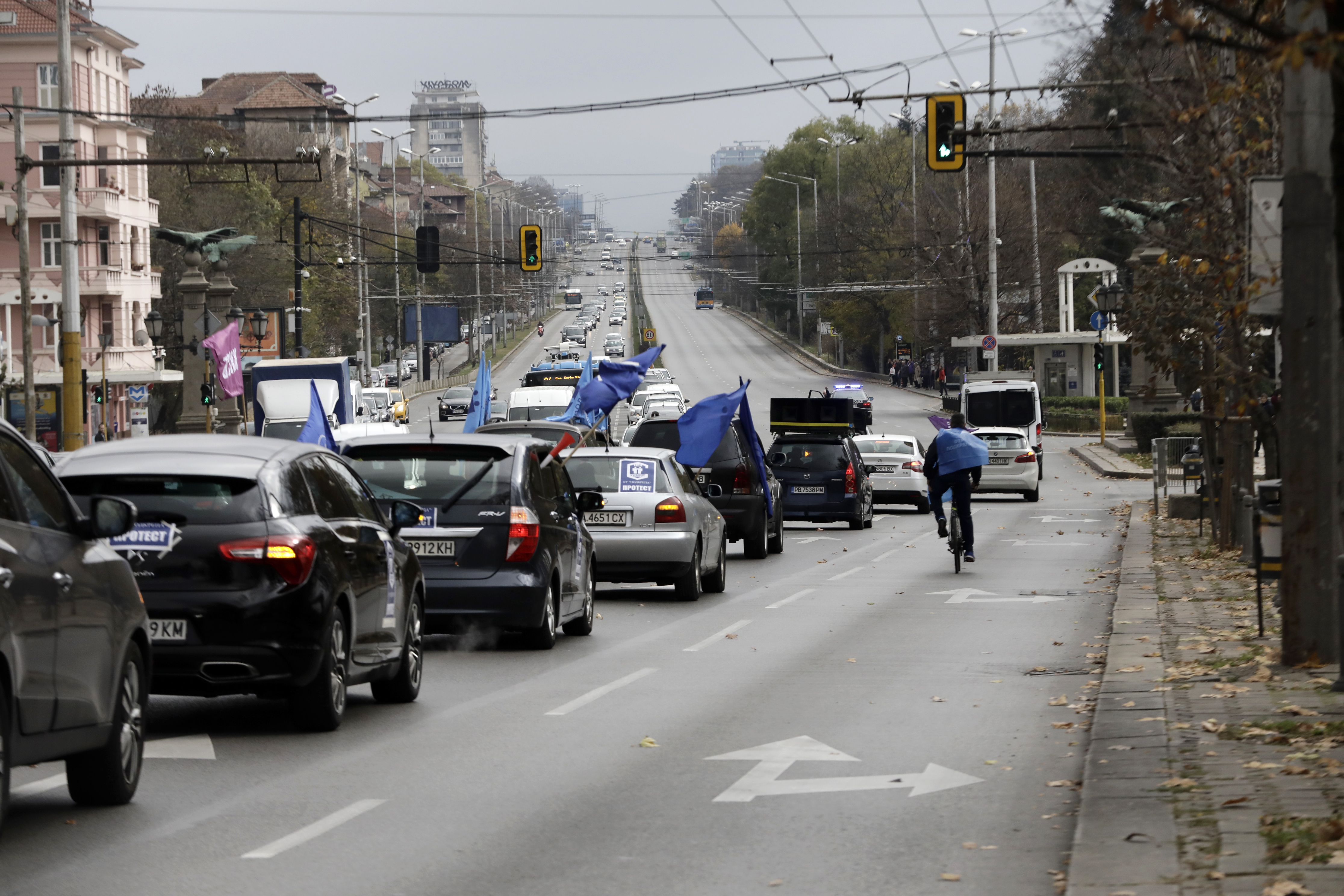 протест синдикати