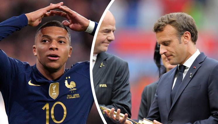 Мбапе Макрон - Президентът на Франция иска Мбапе при „петлите“ за олимпиадата в Париж