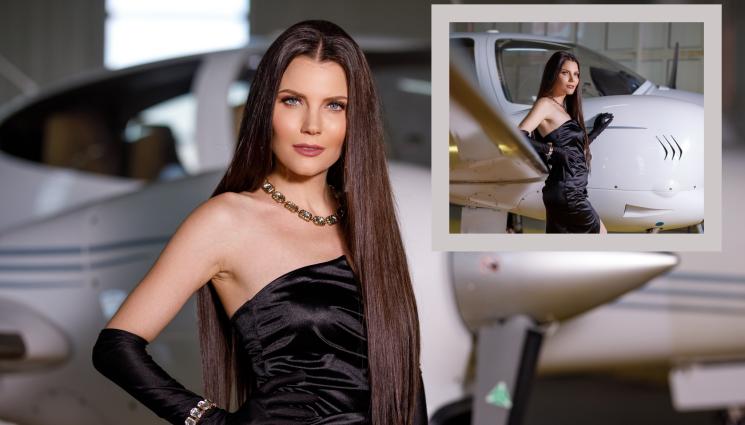 Теодора - Теодора вдигна самолета