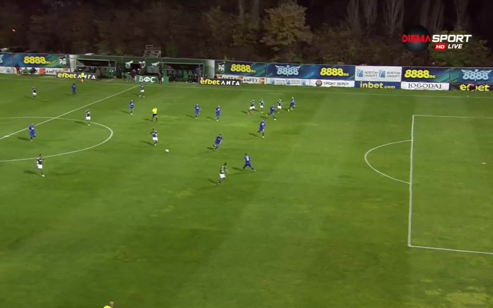 Десет минути след почивката след неубедителна намеса на Иван Дичевски