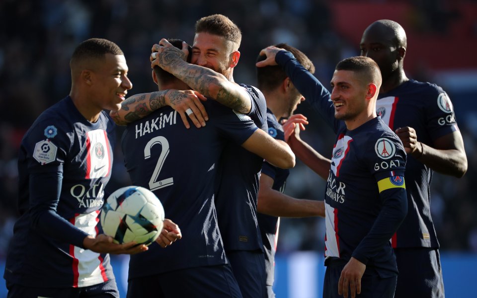 Френският шампион Пари Сен Жермен постигна категорична победа с 5:0