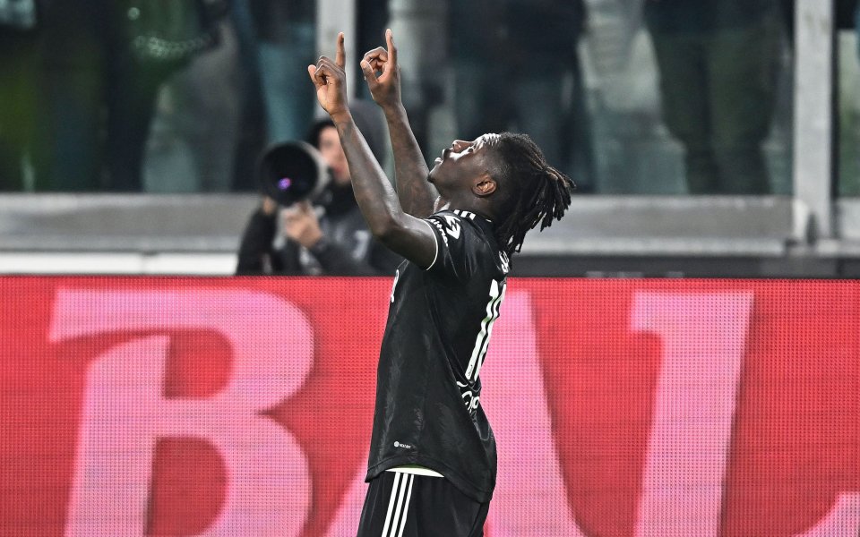 Ювентус ще посрещне Новата година в топ 3 след голов рецитал на Мойс Кийн