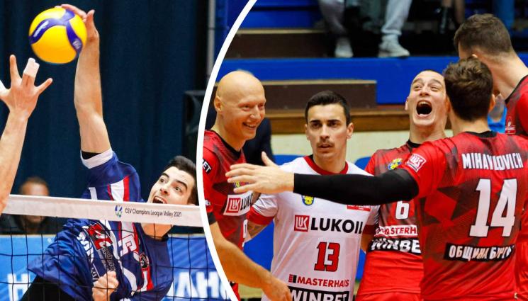 Нефтохимик 2010 Дея Спорт - НЕФТОХИМИК 2010 ВЗЕ БУРГАСКОТО ВОЛЕЙБОЛНО ДЕРБИ срещу Дея Спорт с 3:1, Матей Михайлович и Калоян Балалабанов най-резултатни