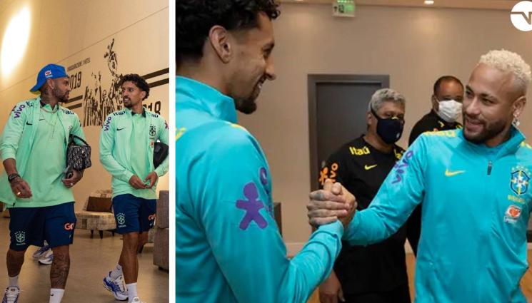 Неймар - Неймар и Маркиньос закъсняха за лагера на Бразилия в Торино