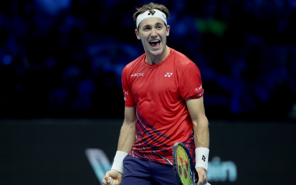 Каспер Рууд - Тейлър Фриц 2:1 / ATP Finals, Торино, група A, втори кръг, 15.11.2022 г.