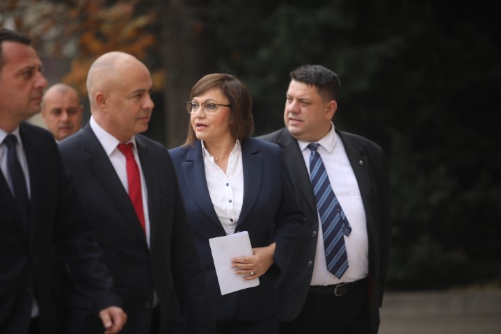<p>БСП на консултации при президента Румен Радев</p>