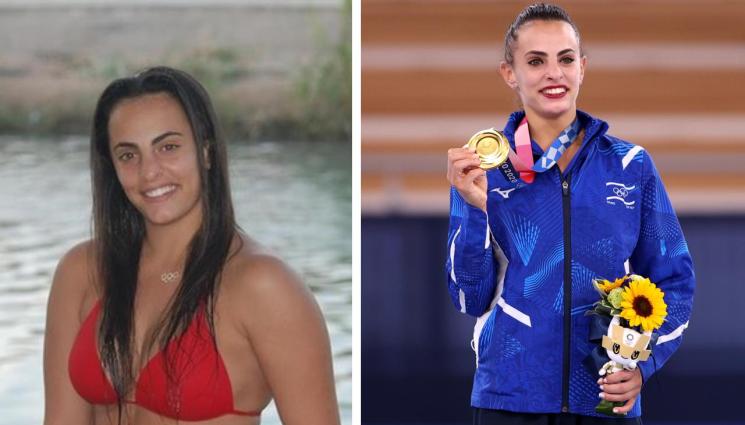 Линой Ашрам - Гимнастичка се сгоди край Мъртво море (СНИМКИ И ВИДЕО)