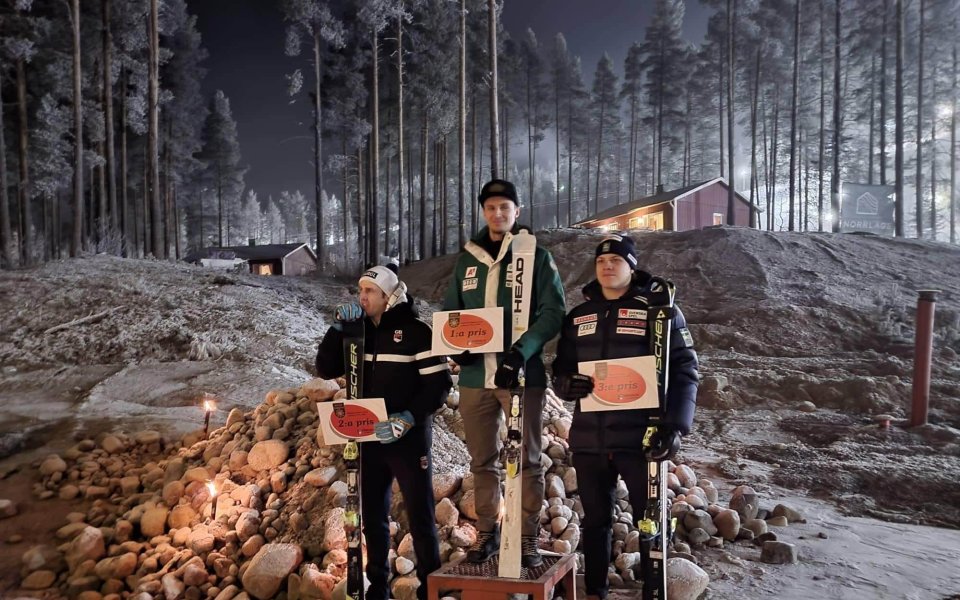 Престижна победа за Камен Златков на слалома за ФИС в Швеция