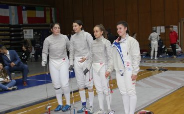 Българските кадетки извоюваха сребърните медали в отборната надпревара на Сабята