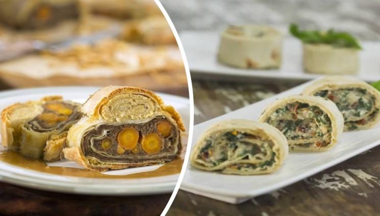 рецепти - Постно и бонапетитно: Апетитно руло Уелингтън