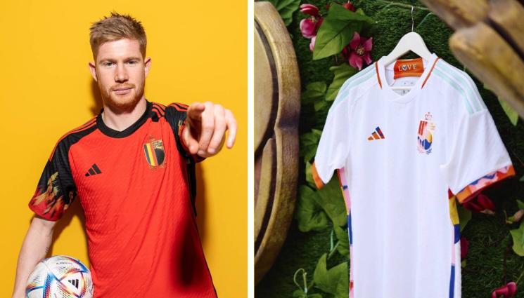 Белгия - ФИФА нареди на Белгия да сменят резервния екип заради думата „любов“ на яката