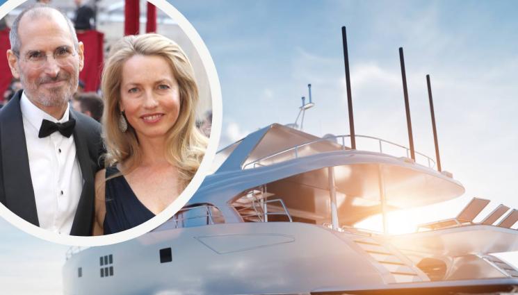 Стив Джобс - ВЕСЕЛАТА ВДОВИЦА: Съпругата на Стив Джобс отмаря на яхта за 120 милиона (СНИМКИ)