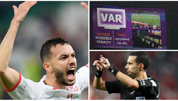 Дания Тунис - ДАНИЯ БЛАГОСЛАВЯ ВАР за неотсъдена дузпа за Тунис в добавеното време