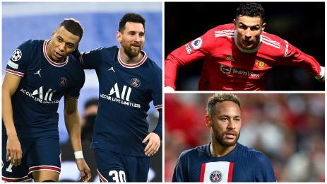 Роналдо Мбапе Меси Неймар