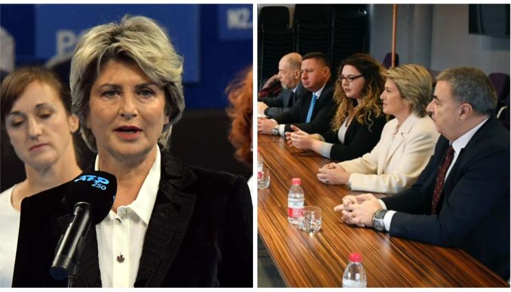 Весела Лечева Унгария Аврамчев - СПОРТНИЯТ МИНИСТЪР ВЕСЕЛА ЛЕЧЕВА с ценен подарък в Будапеща