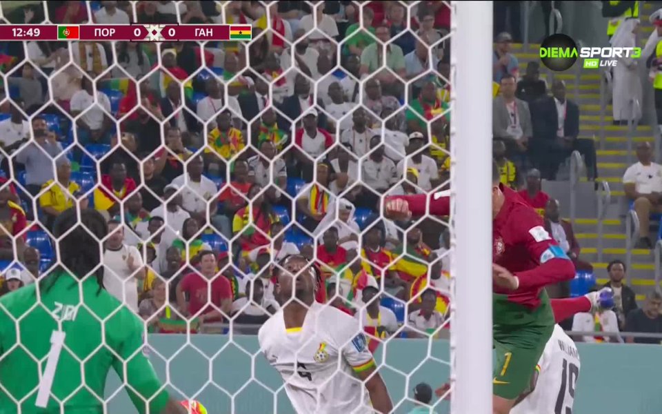 Португалия – Гана 0:0 /първо полувреме/