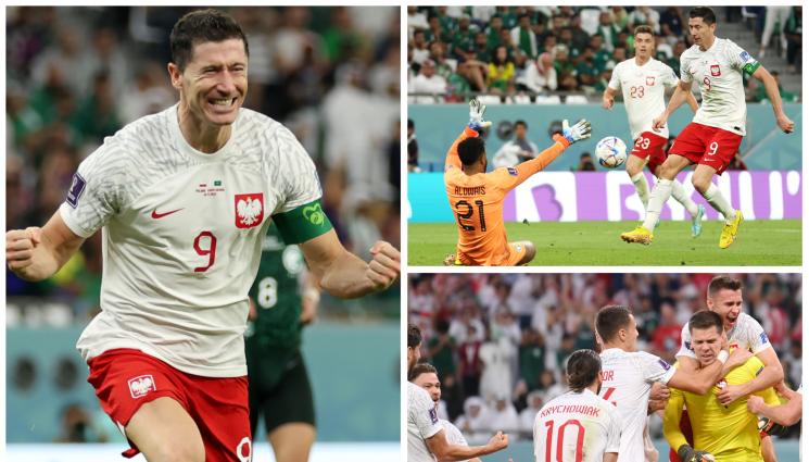 Левандовски Полша Саудитска Арабия - Полша върна Саудитска Арабия в реалността