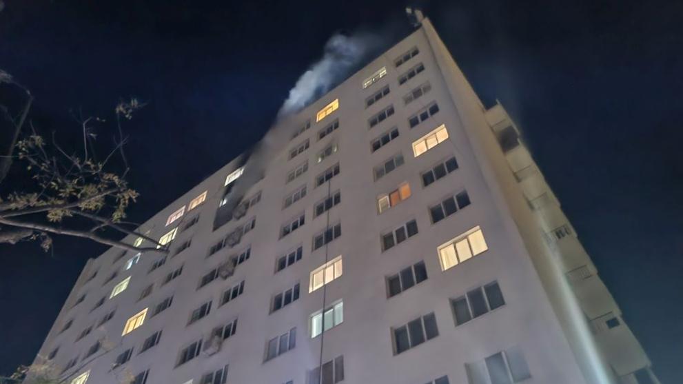 пожар общежитие Бургас
