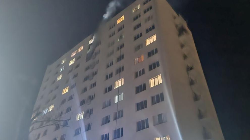 пожар общежитие Бургас
