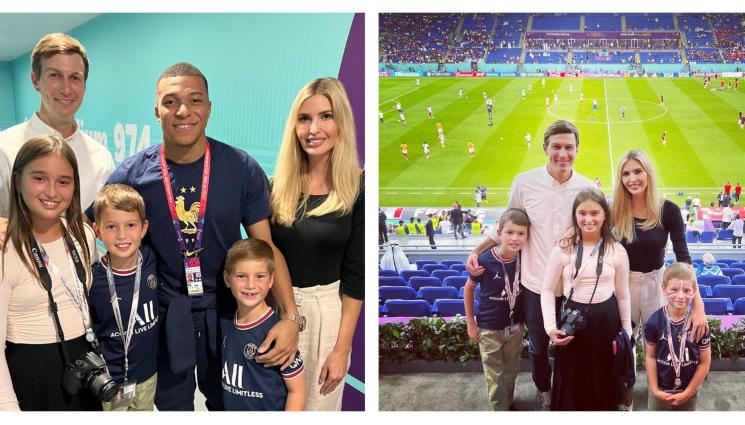 Иванка Тръмп Килиан Мбапе Джаред Къшнър - Тръмп поздрави Мбапе за головете