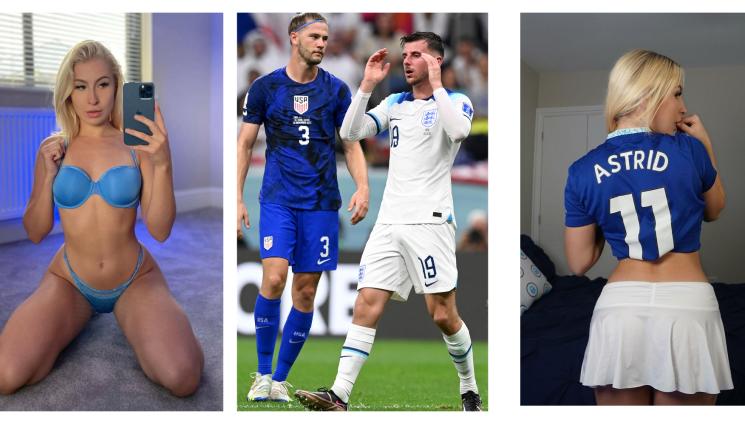 Астрид Ует Мейсън Маунт - Порнозвезда нападна национал на Англия