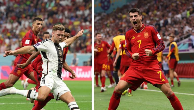 Испания Германия - Германия укроти Испания и запази шансове