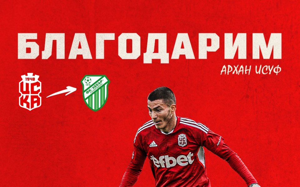 Защитникът на дубъла на ЦСКА 1948 – Архан Юсуф, официално