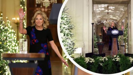 Джил Байдън Коледа