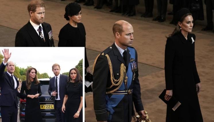 Уилям Кейт Меган Хари