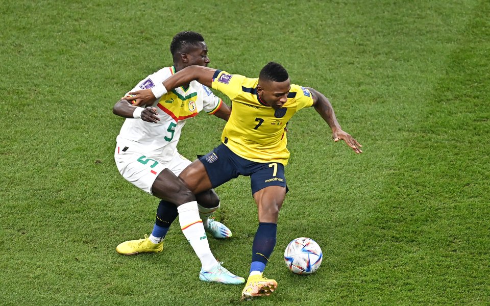 Отборите на Еквадор и Сенегал играят при резултат 0:0 в мач от