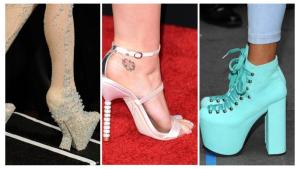 Ексцентричните обувки на звездите