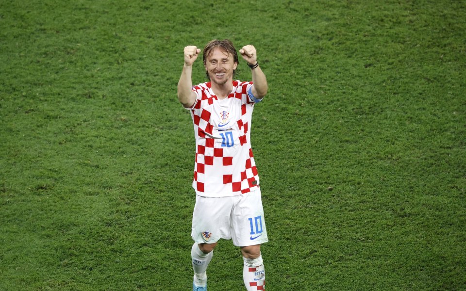37-годишният полузащитник на националния отбор на Хърватия Лука Модрич бе