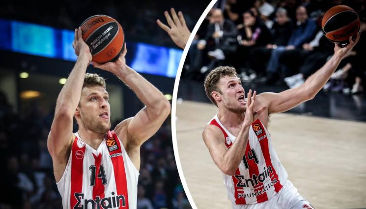 Александър Везенков - Александър Везенков няма спирка, вкара 17 точки за победата на Олимпиакос над ПАОК в Гърция