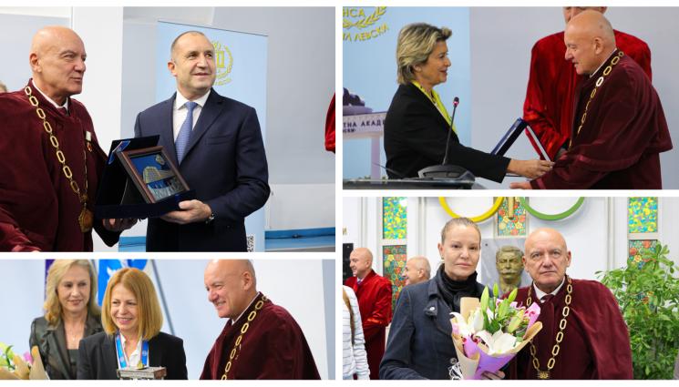 НСА - НСА получи почетния знак на президента по случай 80-ата си годишнина