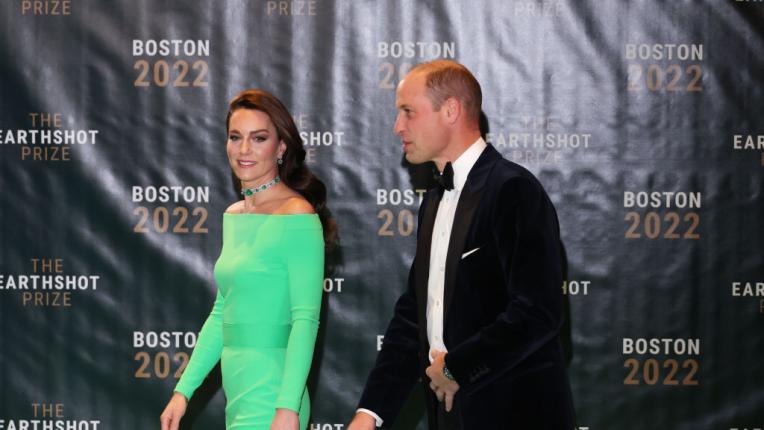 Кейт Мидълтън и принц Уилям на наградите Earthshot в Бостън
