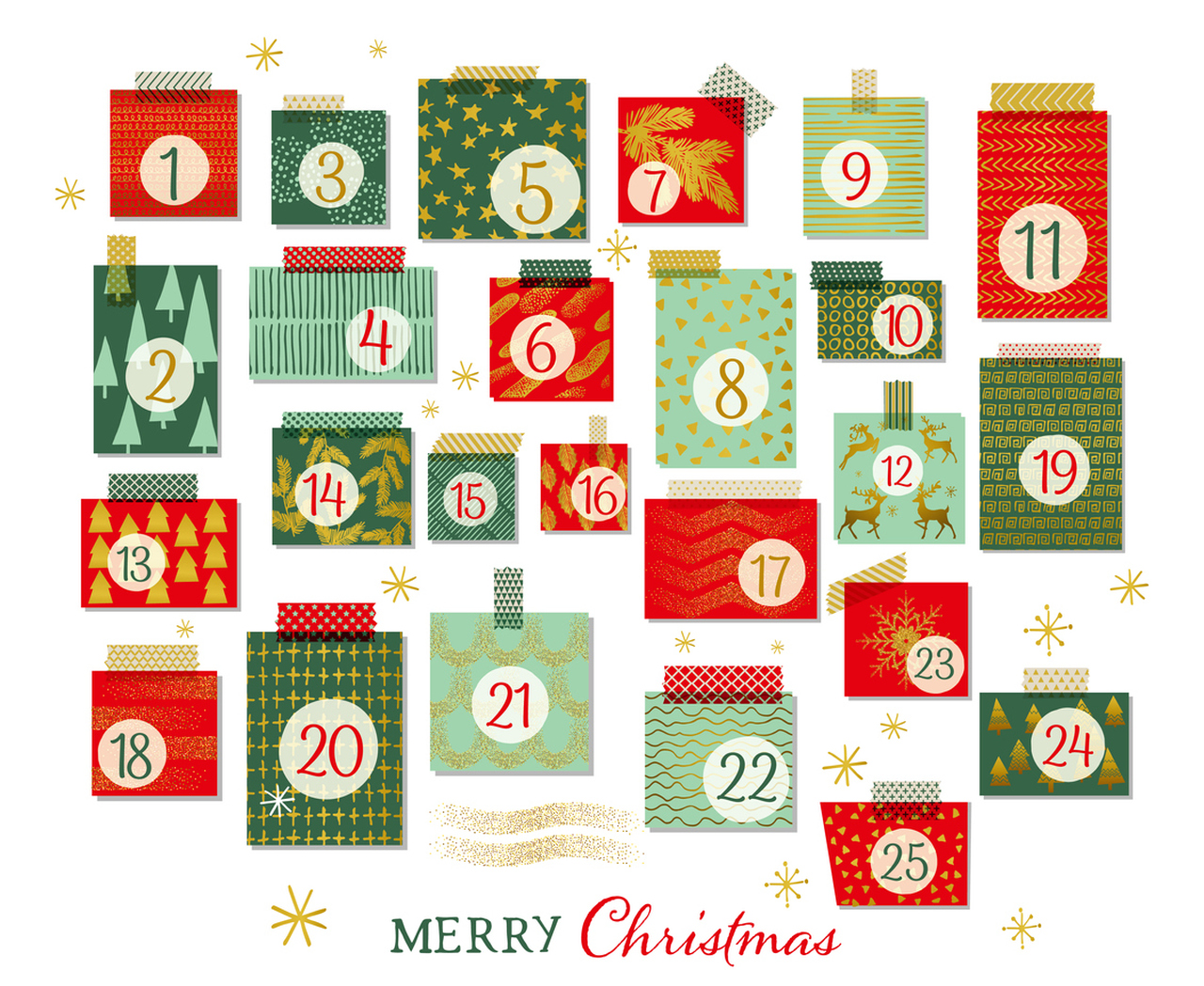 <p><strong>Адвент календар</strong></p>

<p>Независимо дали ще купите такъв, който да отговаря на вашия личен стил, или ще си направите домашна алтернатива, адвент календарът е чудесен начин да се подготвите за Коледа от 1 декември до 24 декември.&nbsp;Можете да напишете малки послания и да ги поставите във всяка една от кутиите, като по тази начин радвате членовете на семейството си всеки ден.</p>
