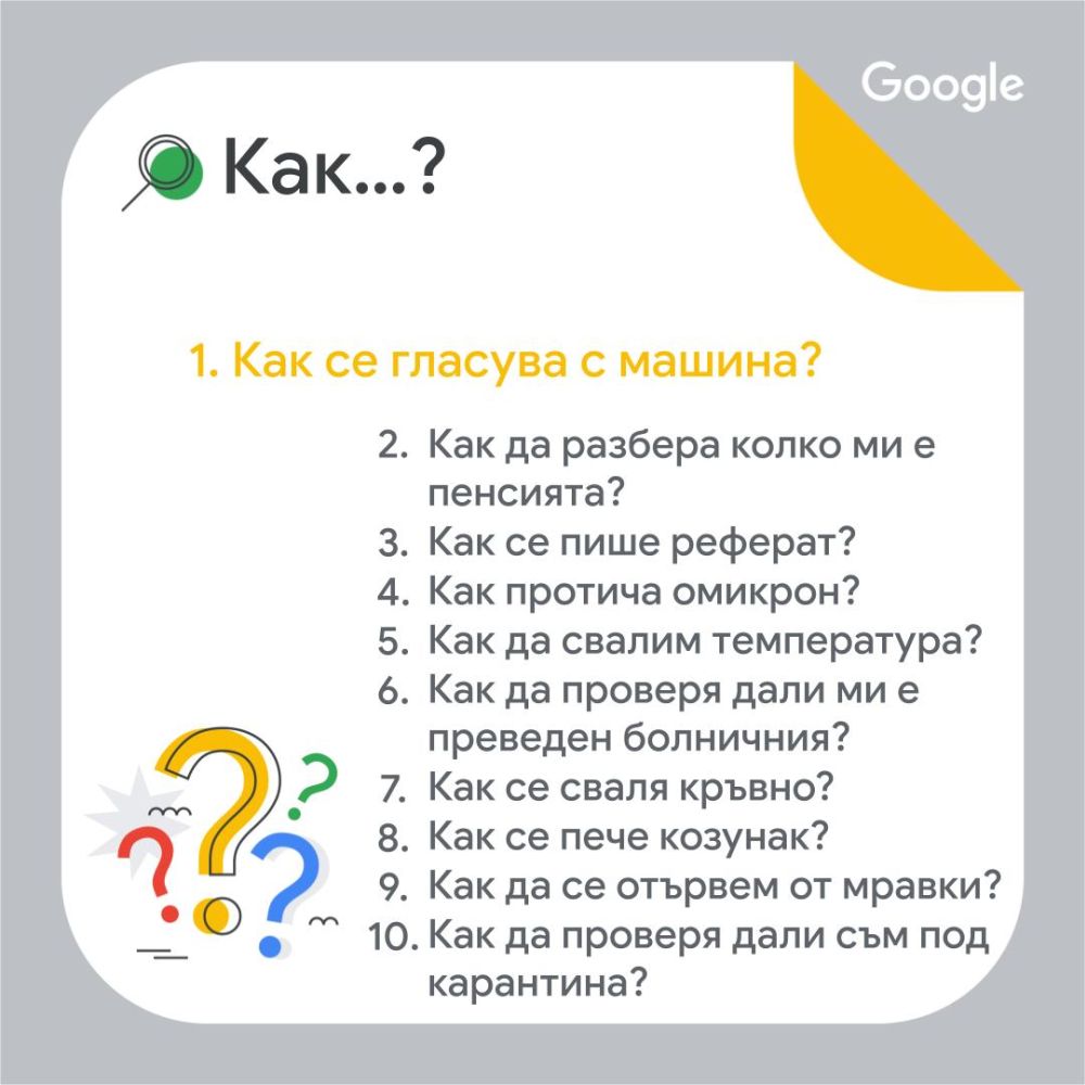 Какво търсиха българите в Google през 2022 година