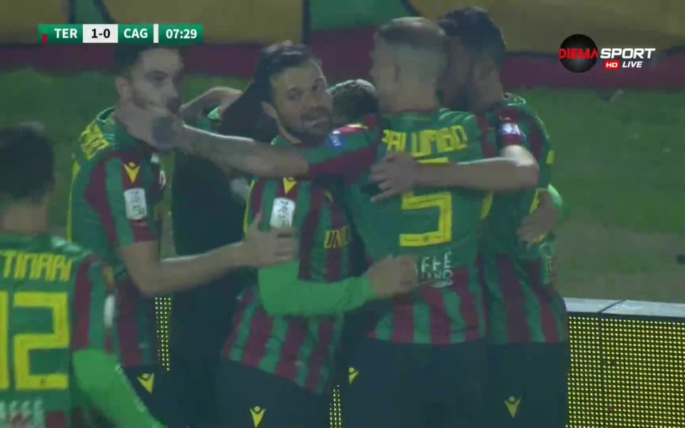 Тернана победи Каляри с минималното 1:0 в двубой от 16-ия кръг