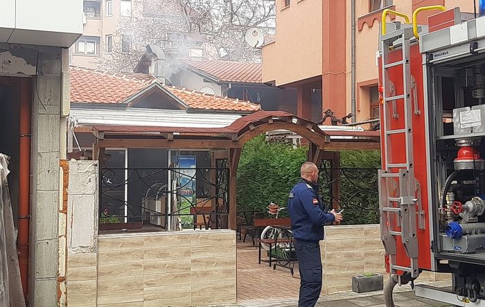 пожар Благоевград