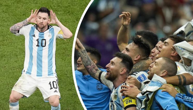 Меси - Меси скочи на Ван Гаал след победата