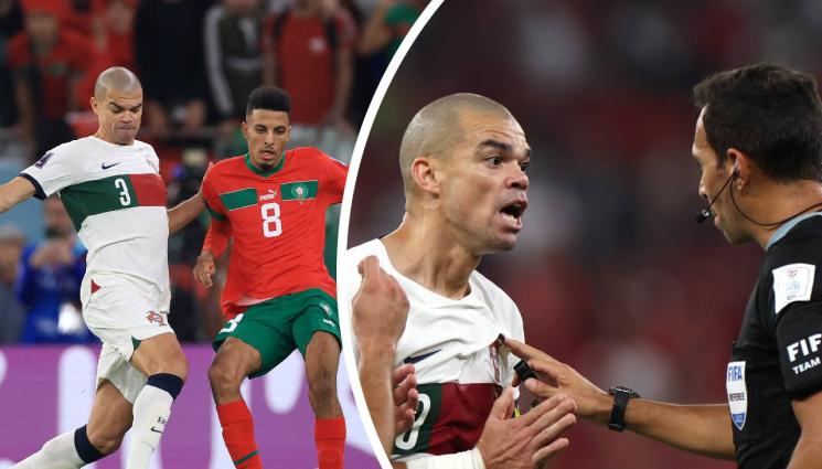 Португалия - ПЕПЕ ИЗРИГНА СРЕЩУ СЪДИЯТА: Неприемливо беше да е аржентинец