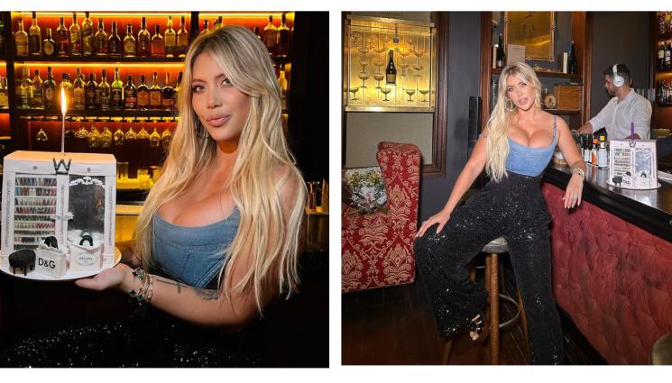 Уанда Нара - Уанда празнува с торта будоар