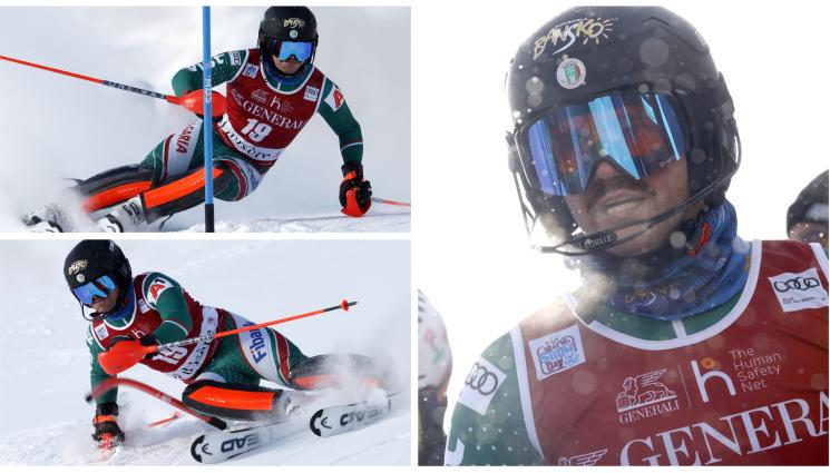 Алберт Попов Вал д Изер слалом - Алберт Попов пропусна врата във втория манш и отпадна на слалома в Шамони